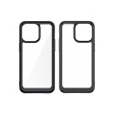 iPhone 15 Pro Max Outer Space Reinforced Case with Flexible Frame - Blue
