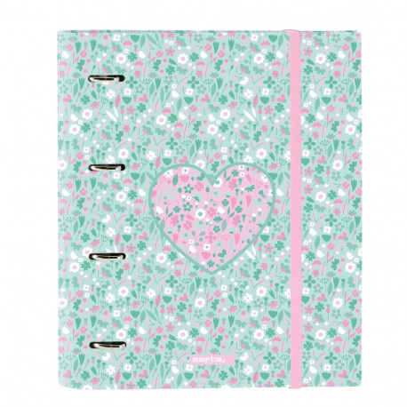 Ring binder Safta Cuore Mint 27 x 32 x 3.5 cm