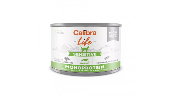 CALIBRA Cat Life Sensitive küülik märg kassitoit 200g
