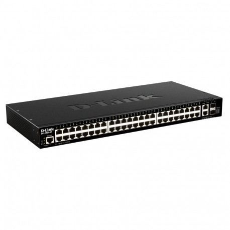 D-Link DGS-1520-52/E hallatav L3 10G Ethernet (100/1000/10000) 1U must võrgulüliti