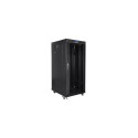 Lanberg FF01-8822-12BL 22U põrandal seisev rack must kapp