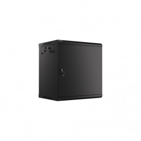 Lanberg WF01-6412-00B 12U seinapealne rack-kapp must