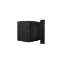 Lanberg WF02-6612-10B rack cabinet 12U Wall mounted rack Black