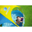 Bestway Steel Pro 2.44m x 51cm Splash-in-shade Play Pool, Orange/Yellow