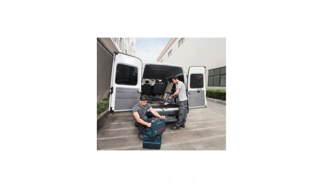 Bosch GAS 18V-1 Professional käsitolmuimeja must, sinine, punane, läbipaistev kotita