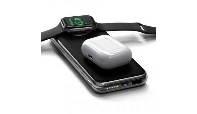 Belkin QUATRO 10000 mAh Wireless charging Black, Silver