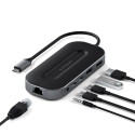 Satechi ST-U4MGEM laptop dock/port replicator Wired USB4 Black, Grey