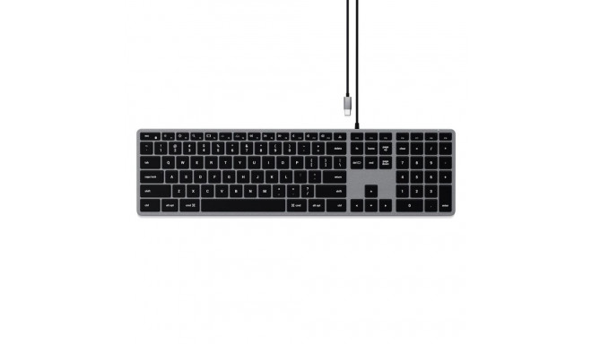 Satechi Slim W3 klaviatuur USB-C numbriklahvistikuga (hall)