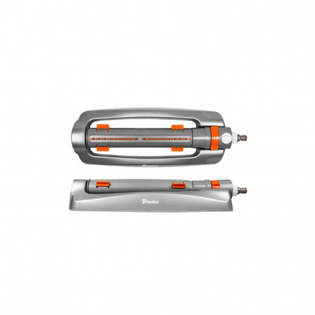 Oscillating sprinkler with adj. width, metal