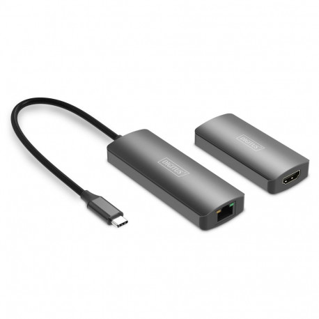 Digitus 4K videopikendi (USB-C - HDMI), 30 m