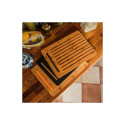 Fiskars 1057550 kitchen cutting board Rectangular Bamboo, Plastic Bamboo, Black