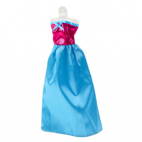 Anlili nukkude kleitide komplekt, kingad, käekott, kroonid, aksessuaarid, 9 tk
