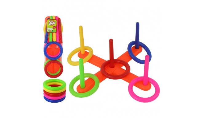 värvilised rõngad osavusmäng viske sihtmärgiga