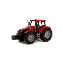 traktor haagise, reha ja tsisterniga punane