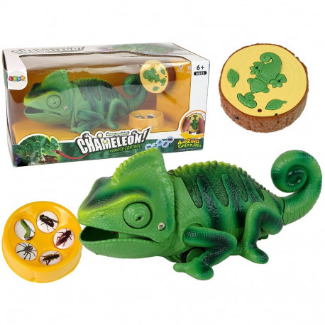 Kameleon kaugjuhitav roheline tuled 28 cm
