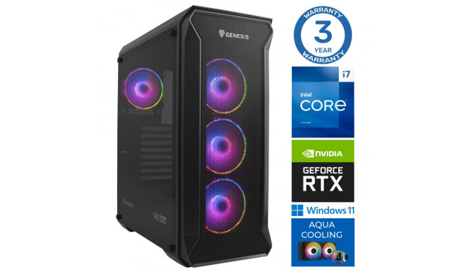 INTOP AQUA i7-14700F 16GB DDR5 2TB SSD M.2 NVME RTX5080 16GB
 WIN11Pro