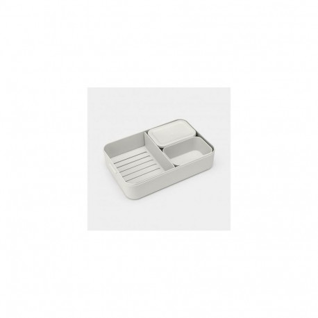 BRABANTIA Make & Take pusdienu kārba  bento  light grey 203503