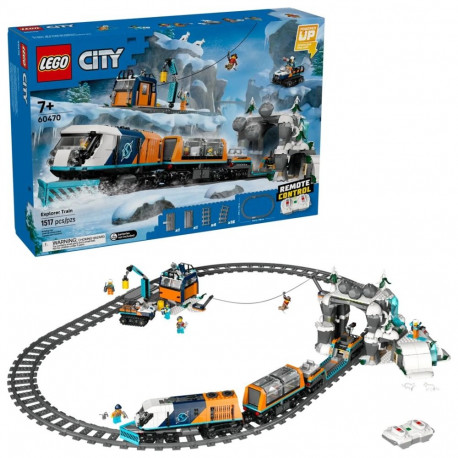 Construction Set - LEGO CITY 60470 Explorers Arctic Polar Express Train 1517 pcs