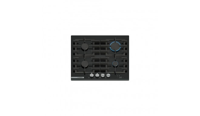 Bosch PRP6A6H40 hob Black Built-in 60 cm Gas 4 zone(s)