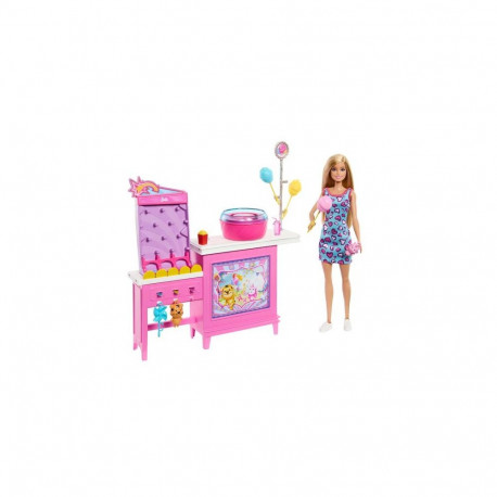 Barbie Mysteries: Beach Detectives “Malibu” Doll, Cotton Candy Game Playset & Accessories