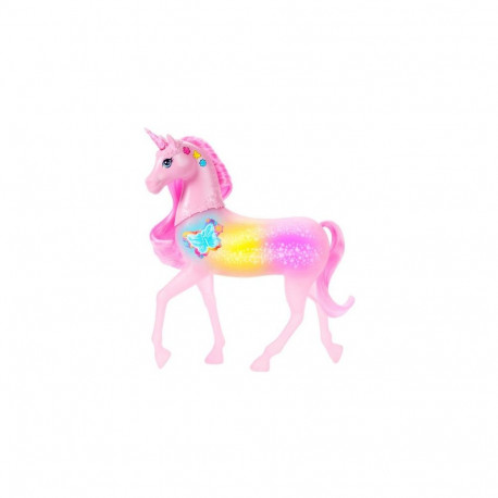 Barbie Sparkle Lights Toy Unicorn with 20 Interactive Combos of Lights, Sounds & Music