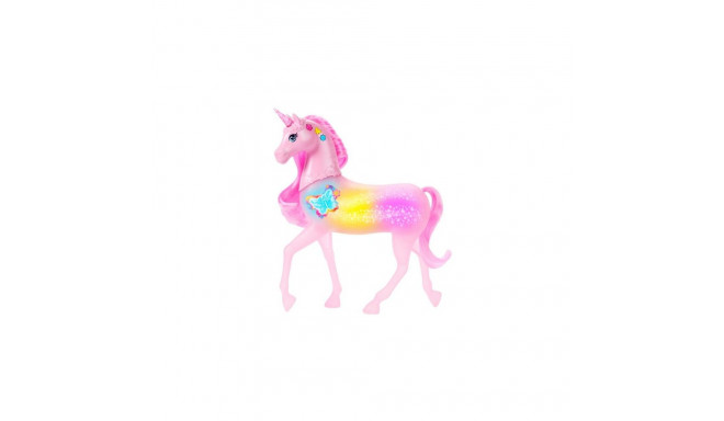 Barbie Sparkle Lights Toy Unicorn with 20 Interactive Combos of Lights, Sounds &amp; Music