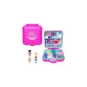 Polly Pocket Doll &amp; Playset, Mattel 80th Heritage Compact, Doll House with Celebration Theme