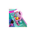 Polly Pocket Doll &amp; Playset, Mattel 80th Heritage Compact, Doll House with Celebration Theme