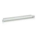 Equip 24-Port Keystone Cat.6 Shielded Patch Panel, Light Grey