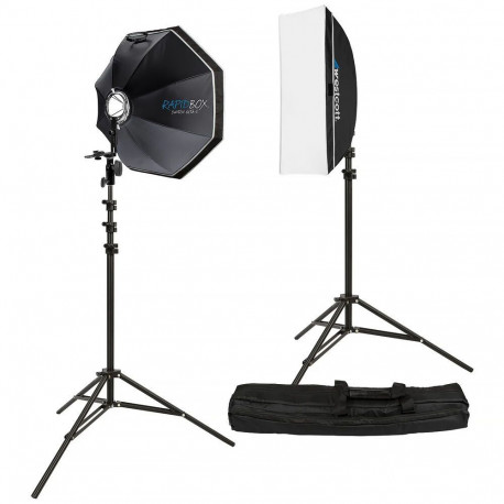 Westcott Rapid Box Switch 2 Light Round Head Speedlite Kit
