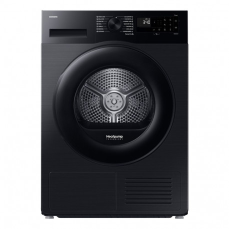 Samsung Dryer DV90DG52A0ABLE, black, SpaceMax, Higiene care, 9kg, A+++, heat pump, Black