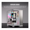 Corsair PC Case | 6500X Dual Chamber | White/Satin Gray Aluminum | Mid-Tower | Power supply included