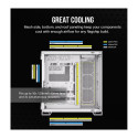 Corsair PC Case | 6500X Dual Chamber | White/Satin Gray Aluminum | Mid-Tower | Power supply included