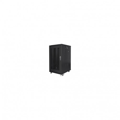 Lanberg 19" põrandal seisev 22U/600x800 (kokkupandav) võrguksega rack-kapp FF01-6822-23B must