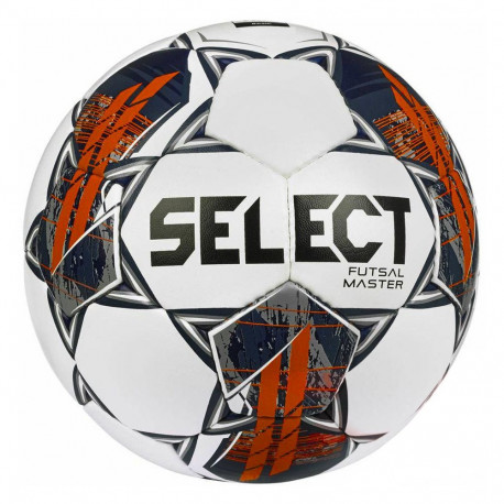 Piłka nożna Select Hala Futsal Master grain 22 FIFA Basic biało-pomarańczowa 17571 4