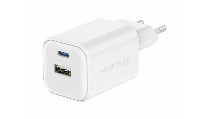 Swissten laadija USB-C/USB-A 12W