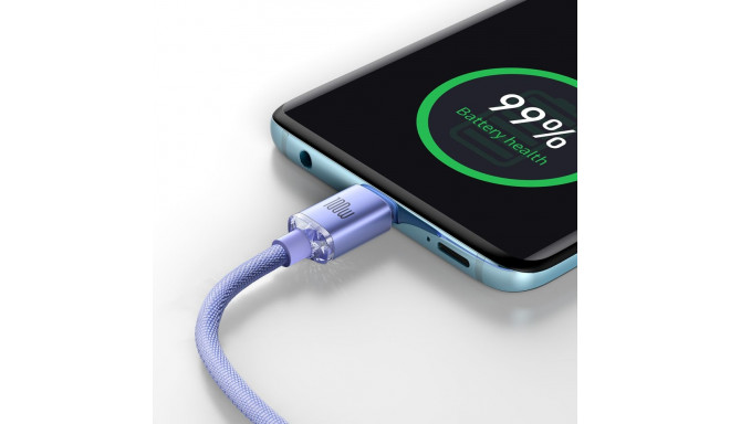 Baseus Crystal Shine Series cable USB cable for fast charging and data transfer USB Type C - USB Typ