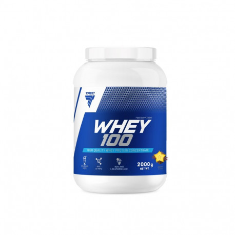 Valgupulber TREC WHEY 100 VANILLA 2000 g