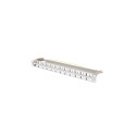 PATCH PANEL BLANK 48 PORT 1U 19" FTP FOR KEYSTONE MODULES GREY LANBERG