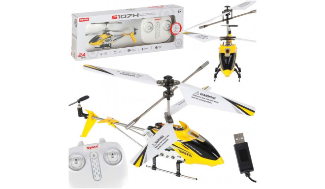 SYMA S107H RC helikopter 2.4GHz RTF kollane