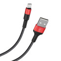 Cable USB A to USB C Hoco 2A 1 m X26 black red