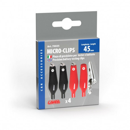 Mikro klambrid akule 4tk, 45mm