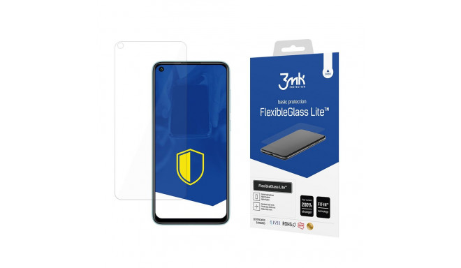 3mk FlexibleGlass Lite™ hybrid glass on Xiaomi Redmi Note 9 4G
