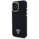 Guess Denim Triangle Logo MagSafe case for iPhone 16 Pro - black