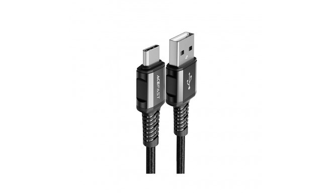Acefast USB cable - USB Type C 1.2m, 3A black (C1-04 black)