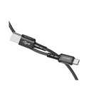 Acefast USB cable - USB Type C 1.2m, 3A black (C1-04 black)