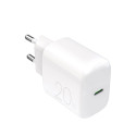 Puro PROLITE 20W USB-C Wall Charger - White Puro PROLITE 20W USB-C Wall Charger - White