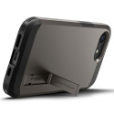 Spigen Tough Armor Case with MagSafe for iPhone 16e with Stand - Gray