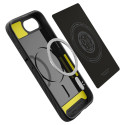 Spigen Rugged Armor MagSafe case for iPhone 16e - black