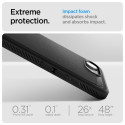 Spigen Rugged Armor MagSafe case for iPhone 16e - black